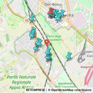 Mappa Via Rombiolo, 00178 Roma RM, Italia (1.066)