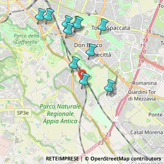 Mappa Via Rombiolo, 00178 Roma RM, Italia (2.32818)