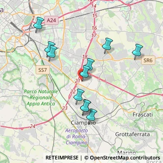 Mappa Via Salvatore Barzilai, 00173 Roma RM, Italia (3.91273)