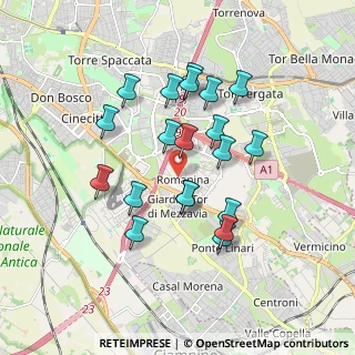 Mappa Via Salvatore Barzilai, 00173 Roma RM, Italia (1.692)