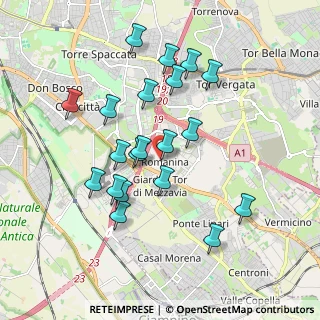 Mappa Via Salvatore Barzilai, 00173 Roma RM, Italia (1.878)