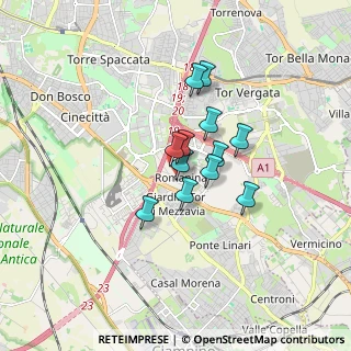 Mappa Via Salvatore Barzilai, 00173 Roma RM, Italia (1.17583)