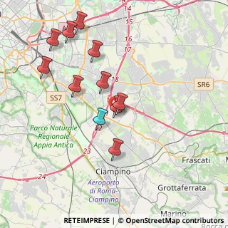 Mappa Via Eugenio Florian, 00173 Roma RM, Italia (3.96909)
