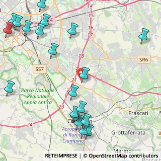 Mappa Via Eugenio Florian, 00173 Roma RM, Italia (6.3335)