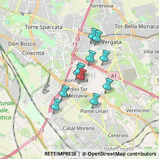 Mappa Via Eugenio Florian, 00173 Roma RM, Italia (1.35909)