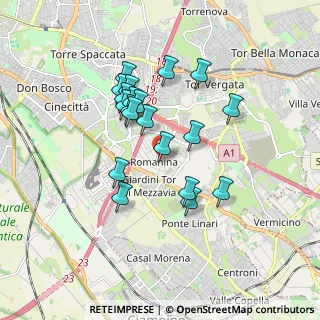 Mappa Via Eugenio Florian, 00173 Roma RM, Italia (1.5995)