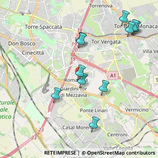 Mappa Via Eugenio Florian, 00173 Roma RM, Italia (2.41364)