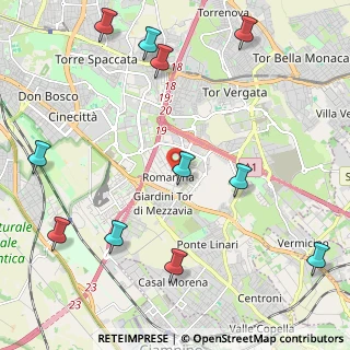 Mappa Via Eugenio Florian, 00173 Roma RM, Italia (2.96182)