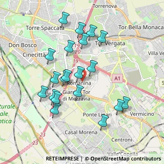 Mappa Via Eugenio Florian, 00173 Roma RM, Italia (1.9665)