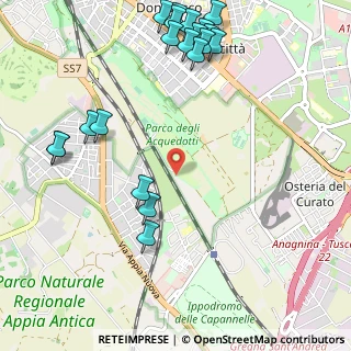 Mappa Via Gamiana, 00178 Roma RM, Italia (1.4605)
