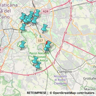 Mappa Via Gamiana, 00178 Roma RM, Italia (4.82357)