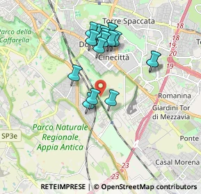 Mappa Via Gamiana, 00178 Roma RM, Italia (1.74529)