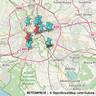 Mappa Via Cropalati, 00178 Roma RM, Italia (6.72333)