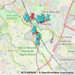 Mappa Via Cropalati, 00178 Roma RM, Italia (1.61462)