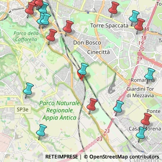 Mappa Via Cropalati, 00178 Roma RM, Italia (3.6485)
