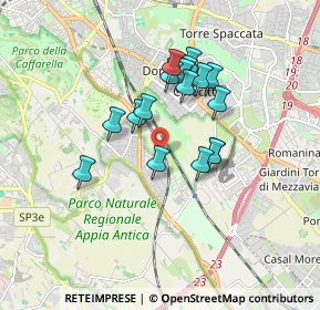 Mappa Via Martone, 00178 Roma RM, Italia (1.48765)