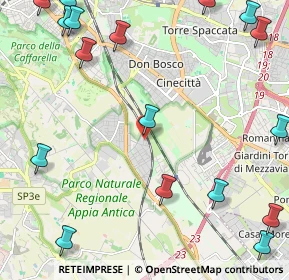 Mappa Via Cropalati, 00178 Roma RM, Italia (3.6485)