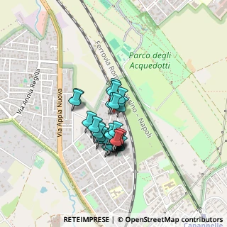 Mappa Via Martone, 00178 Roma RM, Italia (0.31964)