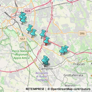 Mappa Via del Ponte delle Sette Miglia, 00173 Roma RM, Italia (4.09917)