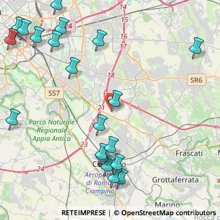 Mappa Via del Ponte delle Sette Miglia, 00173 Roma RM, Italia (6.32)