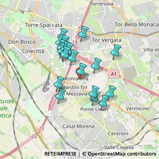 Mappa Via del Ponte delle Sette Miglia, 00173 Roma RM, Italia (1.6265)