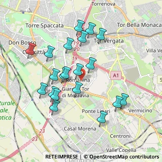 Mappa Via del Ponte delle Sette Miglia, 00173 Roma RM, Italia (1.9665)