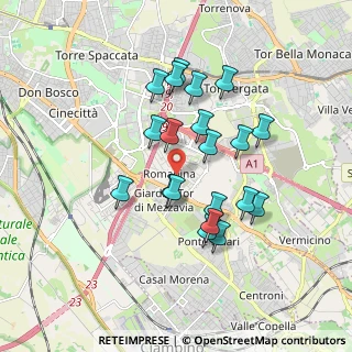 Mappa Via del Ponte delle Sette Miglia, 00173 Roma RM, Italia (1.657)