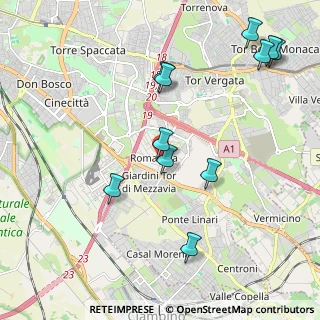 Mappa Via del Ponte delle Sette Miglia, 00173 Roma RM, Italia (2.42273)
