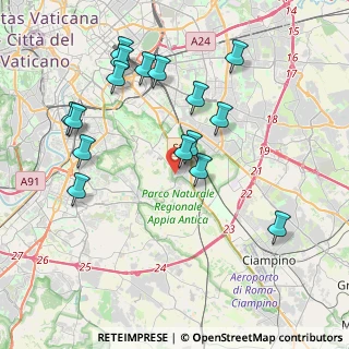 Mappa Via dei Carvilii, 00178 Roma RM, Italia (4.35625)