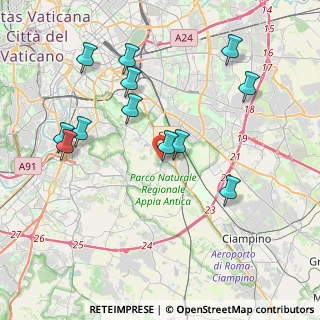 Mappa Via dei Carvilii, 00178 Roma RM, Italia (4.3775)