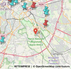 Mappa Via Abascanto, 00178 Roma RM, Italia (7.32692)