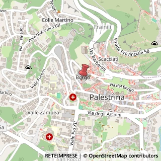 Mappa Via palestrina 1, 00038 Palestrina, Roma (Lazio)