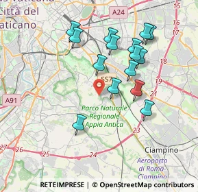 Mappa Via Talarchiana, 00178 Roma RM, Italia (3.734)
