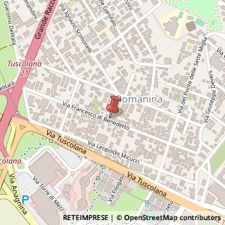 Mappa Via Francesco di Benedetto, 00173 Roma RM, Italia, 00173 Roma, Roma (Lazio)