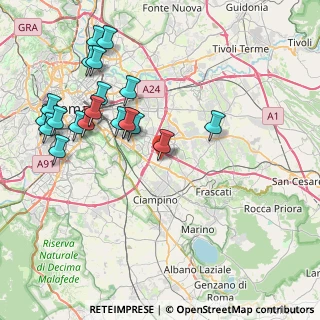 Mappa Via Giuseppe Maranini, 00173 Roma RM, Italia (9.377)
