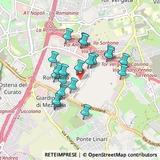 Mappa Via Giuseppe Maranini, 00173 Roma RM, Italia (0.8105)