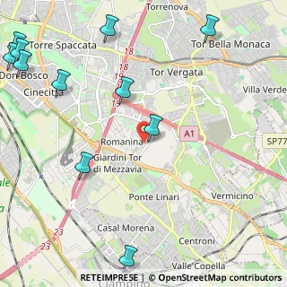 Mappa Via Giuseppe Maranini, 00173 Roma RM, Italia (3.40091)