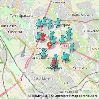 Mappa Via Giuseppe Maranini, 00173 Roma RM, Italia (1.5735)