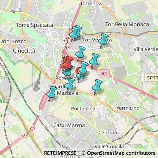 Mappa Via Giuseppe Maranini, 00173 Roma RM, Italia (1.23462)