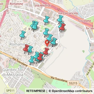 Mappa Via Giuseppe Maranini, 00173 Roma RM, Italia (0.4275)