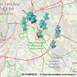 Mappa Via Rabbello, 00178 Roma RM, Italia (3.824)