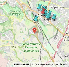 Mappa Via Rabbello, 00178 Roma RM, Italia (2.28769)