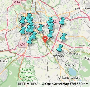 Mappa Via Rabbello, 00178 Roma RM, Italia (7.00789)