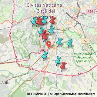 Mappa EUR Magliana, 00144 Roma RM, Italia (3.41188)