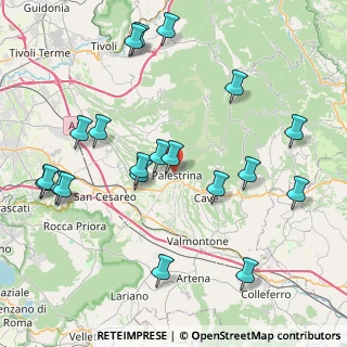 Mappa Via Porta S. Martino, 00036 Palestrina RM, Italia (9.909)
