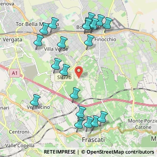 Mappa Via Cisternole, 00044 Frascati RM, Italia (2.5915)