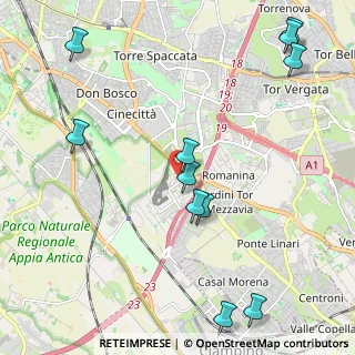 Mappa Via Villa S. Giovanni, 00173 Roma RM, Italia (2.79818)