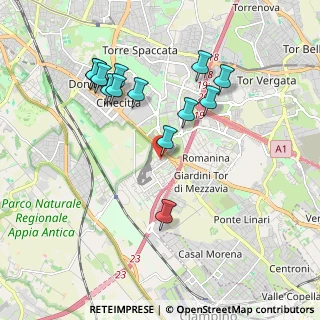 Mappa Via Villa S. Giovanni, 00173 Roma RM, Italia (2.01769)