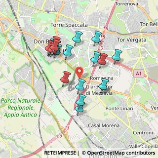 Mappa Via Villa S. Giovanni, 00173 Roma RM, Italia (1.7825)