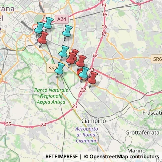 Mappa Via Villa S. Giovanni, 00173 Roma RM, Italia (3.35364)